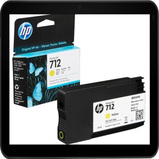 HP 712 yellow HP Tintenpatrone m.29ml Inhalt - 3ED69A