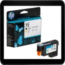 HP72 schwarz matt, gelb HP Druckkopf ca. 130ml