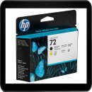 HP72 schwarz matt, gelb HP Druckkopf ca. 130ml