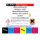 GIC - Hitzetransfertinte | 600ml Sublimationstinte Komplettpack - Farbe Black, Cyan, Lightcyan, Magenta, Lightmagenta,Yellow