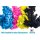 Multipack 400ml TiDis Ink Druckertinte / Nachfülltinte BCMY + IRP109 Luftabsorber - Inkjet next Generation für HP62 & HP62XL