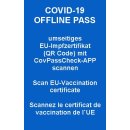 Offline Impfzertifikat / Offline Impfnachweis - auf PVC...