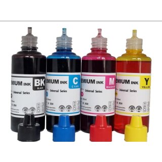 HP32B + HP31CMY Dr. Inkjet Druckertinte / Nachfülltinte Multipack - je 100ml black, cyan, magenta yellow