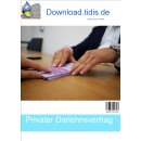 Privater Darlehnsvertrag