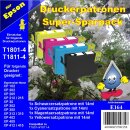 E164 - TiDis Ersatzpatronen Supersparpack - B/C/M/Y - mit...