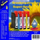 E99 - TiDis Super Sparpack mit 4 Ersatzpatronen für...