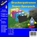 E174 - TiDis Multipack mit 4 Ersatzpatronen - B/C/M/Y -...