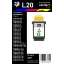 LEXMARK 20 - color- Ersatzdruckerpatrone 15MX120E