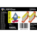 L100YDuo - TiDis XL Ersatzpatronen Doppelpack - gelb-...