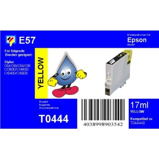 E57 - TiDis Ersatzpatrone - gelb- mit 17ml Inhalt ersetzt T044440