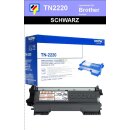 TN-2220 - schwarz - Brother Lasertoner mit 2.600 Seiten...