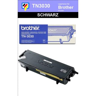 TN-3030 - schwarz - Brother Lasertoner mit 3.500 Seiten Druckleistung nach ISO