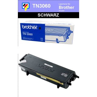 TN-3060 - schwarz - Brother Lasertoner mit 6.700 Seiten Druckleistung nach ISO