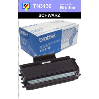 TN-3130 - schwarz - Brother Lasertoner mit 3.500 Seiten Druckleistung nach ISO