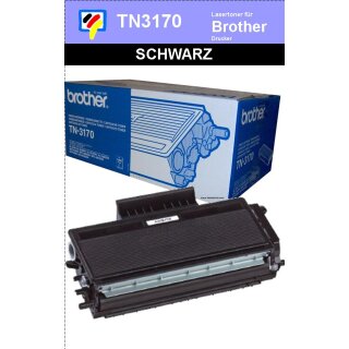 TN-3170 - schwarz - Brother Lasertoner mit 7.000 Seiten Druckleistung nach ISO