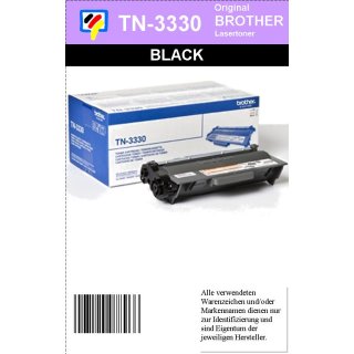 TN-3330 - schwarz - Brother Lasertoner mit 3.000 Seiten Druckleistung nach ISO