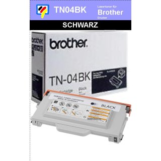 TN-04BK- schwarz - Brother Lasertoner mit 10.000 Seiten Druckleistung nach ISO -VERSANDFREIE LIEFERUNG-