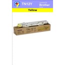 TN-12Y - yellow - Brother Lasertoner mit 6.000 Seiten...