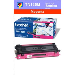TN-135M - magenta - Brother Lasertoner mit 4.000 Seiten Druckleistung nach ISO -VERSANDFREIE LIEFERUNG-