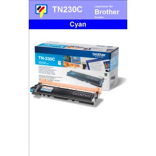 TN-230C - cyan - Brother Lasertoner mit 1.400 Seiten Druckleistung nach ISO