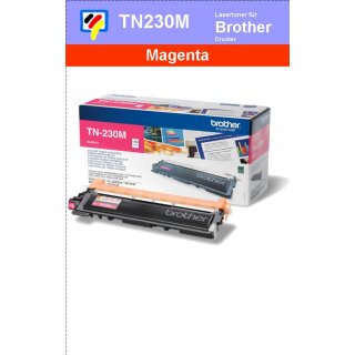 TN-230M - magenta - Brother Lasertoner mit 1.400 Seiten Druckleistung nach ISO