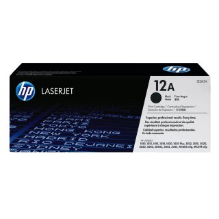 HP Q2612A - schwarz - Original HP Druckkassette mit 2.000 Seiten Druckleistung nach Iso