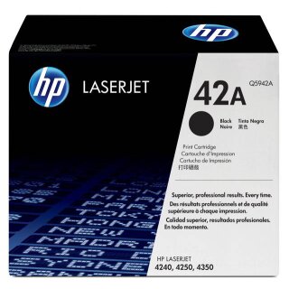 HP Q5942A - schwarz - Original HP Druckkassette mit 10.000 Seiten Druckleistung nach Iso