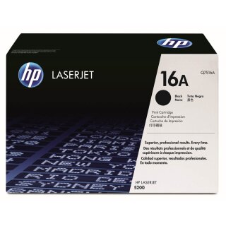 HP Q7516A - schwarz - Original HP Druckkassette mit 12.000 Seiten Druckleistung nach Iso