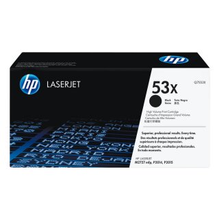 HP Q7553X - schwarz - Original HP Druckkassette mit 7.000 Seiten Druckleistung nach Iso