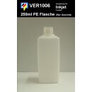 Flasche 250ml PE Flasche mit 25er Gewinde