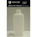 Flasche 500ml PE Flasche mit 25er Gewinde