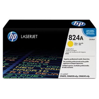 HP824A - CB386A - yellow - Original HP Belichtungstrommel mit 23.000 Seiten Druckleistung nach Iso