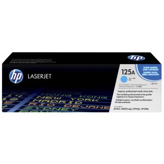 HP125A - CB541A - cyan - Original HP Druckkassette mit 1.400 Seiten Druckleistung nach Iso