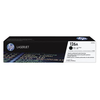 HP126A - CE310A - schwarz - Original HP Druckkassette mit 2.200 Seiten Druckleistung nach ISO/IEC19798