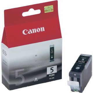 PGI5BK - schwarz - Canon Original Druckerpatrone mit 26ml Inhalt -0628B001-