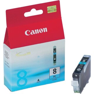 CLI8PC - Fotocyan - Canon Original Druckerpatrone mit 13ml Inhalt -0624B001-