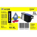 Kodak10BKXL - schwarz - TiDis Ersatzpatrone mit 15ml Inhalt 