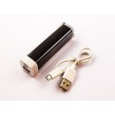 USB Powerbank - 2.200mAh / schwarz