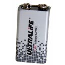 Original Lithiumblockbatterie Ultralife U9VL-J