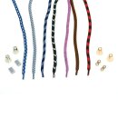 Necklace Case - Ersatzkordel-Set - 7 Stck mehrfarbig gemi.