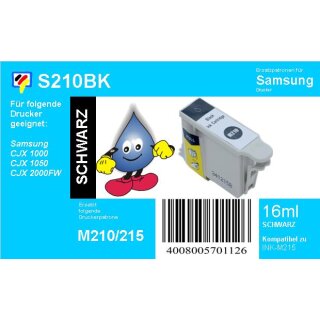 Samsung InkM215 - schwarz - TiDis Ersatzpatrone mit 16ml Inhalt