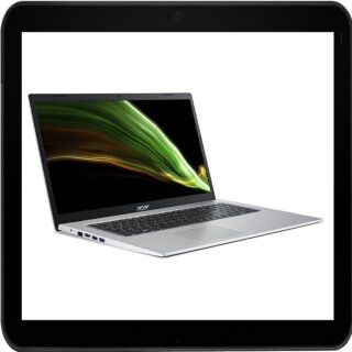 acer Aspire 3 A317-33-P1LB Notebook 43,9 cm (17,3 Zoll), 8 GB RAM, 256 GB SSD, Intel® Pentium® Prozessor N6000