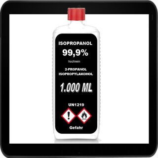 1.000ml ISOPROPANOL 99,9 hochrein - Dr. Inkjet