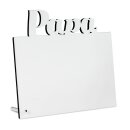 Rahmenloser Fotoaufsteller mit Schriftzug "Papa" für den Sublimationsdruck 180 x 180mm