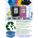 HP301XL - Dr.Inkjet Multipack mit 2 XL Patronen -  ersetzt CH563EE + CH564EE