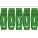 5er Pack EMTEC C410 - USB 2.0-Flash-Laufwerke - 64 GB