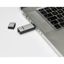 hama USB-Stick Fancy silber, schwarz 64 GB