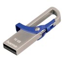 hama USB-Stick Hook-Style blau, silber 16 GB