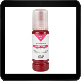 Magenta 80ml Sublisplash® EPN+ Sublimationstinte für Ecotankdrucker