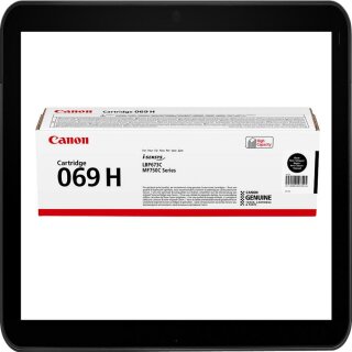 069H BK Canon schwarz Toner mit 7.600 Seiten Druckleistung nach ISO/IEC 19798 - 5098C002